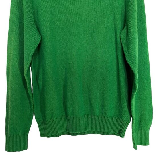 Gap Green Crewneck Long Sleeve Knit Pullover Sweater L - Picture 4 of 8